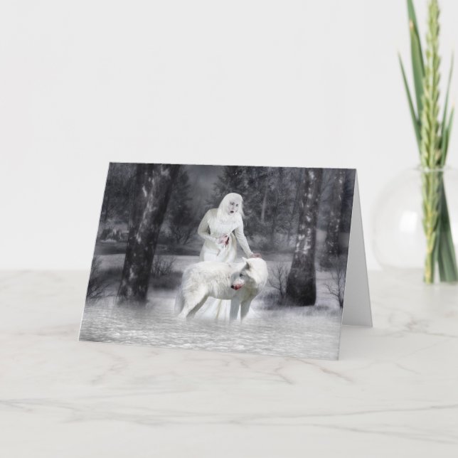 Cartes macabres de salutation gothique pour tous (Devant)