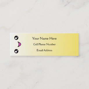 Cartes maigres de profil de visage heureux de