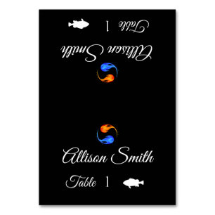 Cartes mariages-Poisson Icon-Twin Flames-