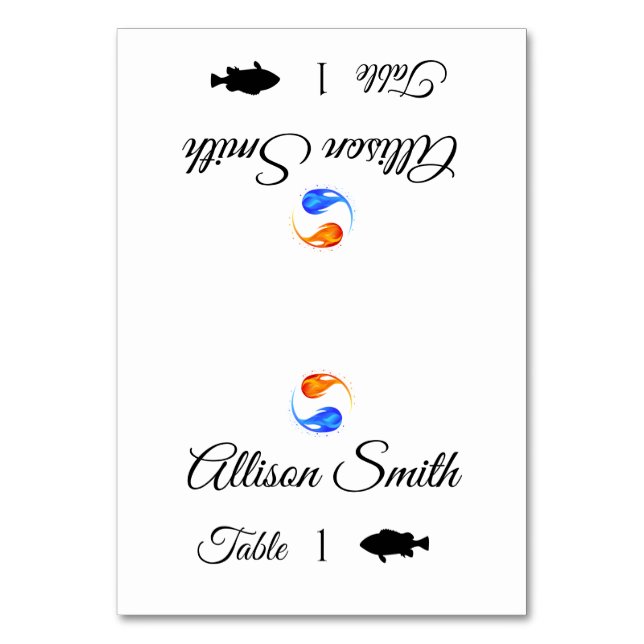 Cartes mariages-Poisson Icon-Twin Flames- (Par défaut)