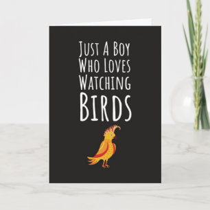 Cartes mignonnes d'observation des oiseaux pour ga