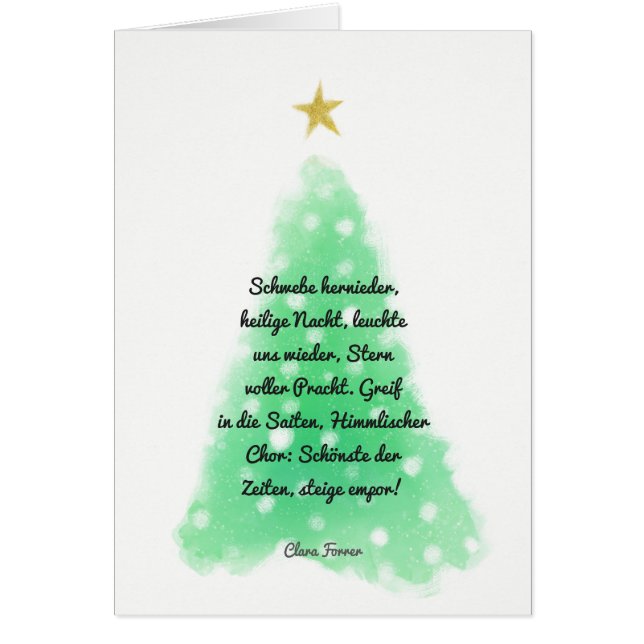 Cartes miniatures d'arbre de Noël (Devant)