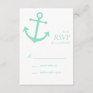 Cartes nautiques de l'Ancre RSVP de bateau