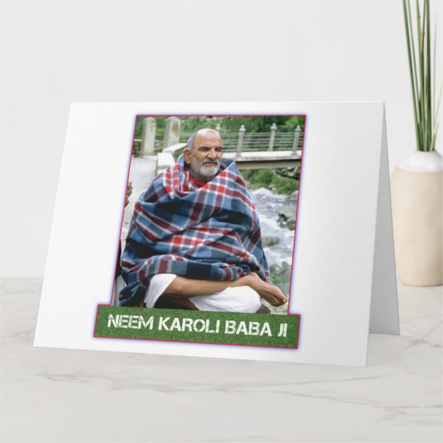 Cartes Neem Karoli Baba (Devant)