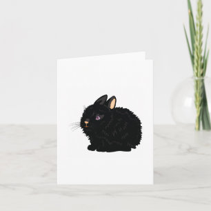 Cartes noires de notes de lapin