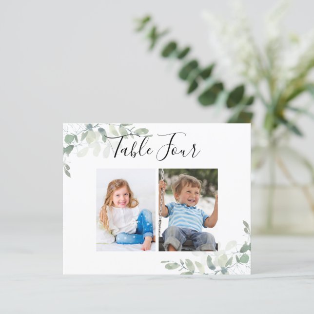 Cartes Numéro de tableau du Mariage du budget (Debout devant)