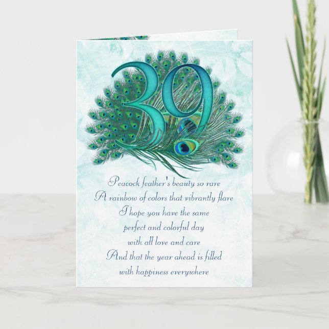 cartes numérotées décoratives de trente-neuvième (Devant)