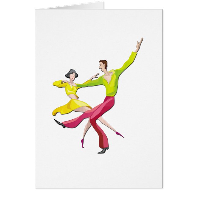 Cartes personnalisables Couple Dancing (Devant)