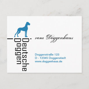 cartes personnalisables de Grand Danois