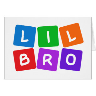 Cartes personnalisées Little Bro