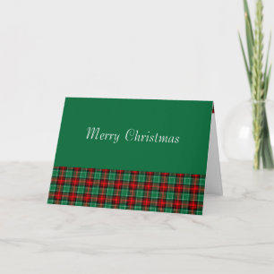 Cartes personnalisées Red Green Noël Plated