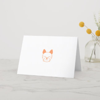 Cartes personnalisées Yorkie Crazy