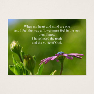 Cartes personnelles d'inspiration