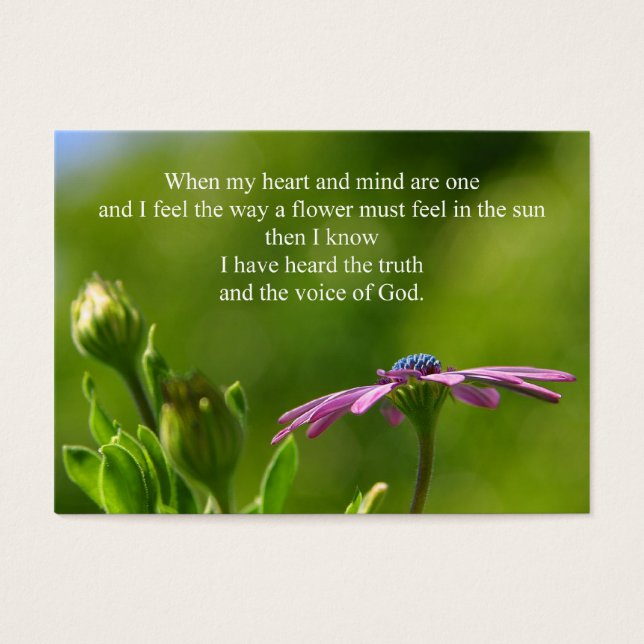 Cartes personnelles d'inspiration (Devant)