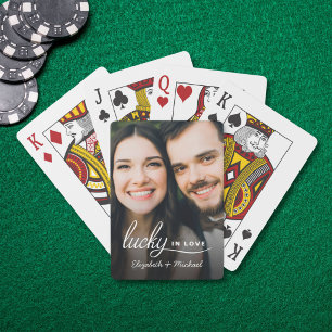 Cartes Photo de jeu Chanceux en amour