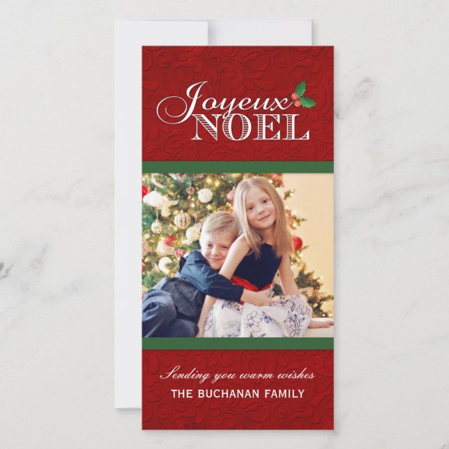 Cartes photos de Noël Joyeux Noel (Devant)