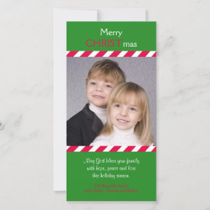 Cartes photos de Noël religieuses chrétiennes
