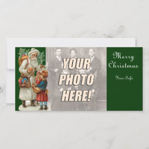 Cartes photos de Noël victoriennes