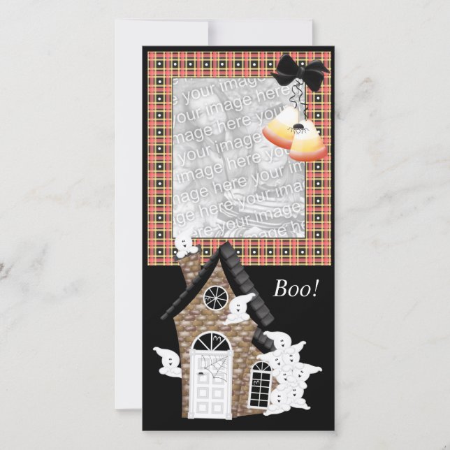 Cartes photos d'Halloween personnalisés (Devant)