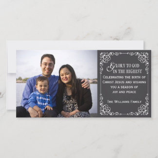 Cartes photos vintages chrétiens de Noël de