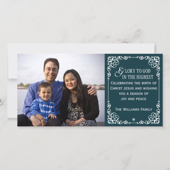 Cartes photos vintages chrétiens turquoises de (Devant)