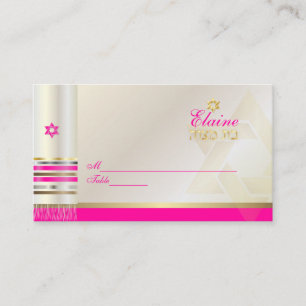 Cartes PixDezines Pink Tallit Mitzvah