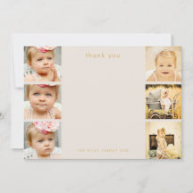 Cartes Plates Cadres Photo Naturelles Merci bébé 6