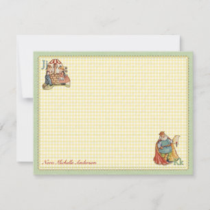 Cartes plates personnalisées de comptines