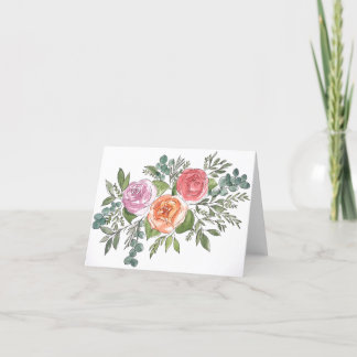 Cartes pliées blanches colorées avec enveloppes