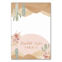 Cartes pliées de lieu Désert de Cactus, Arizona Bo
