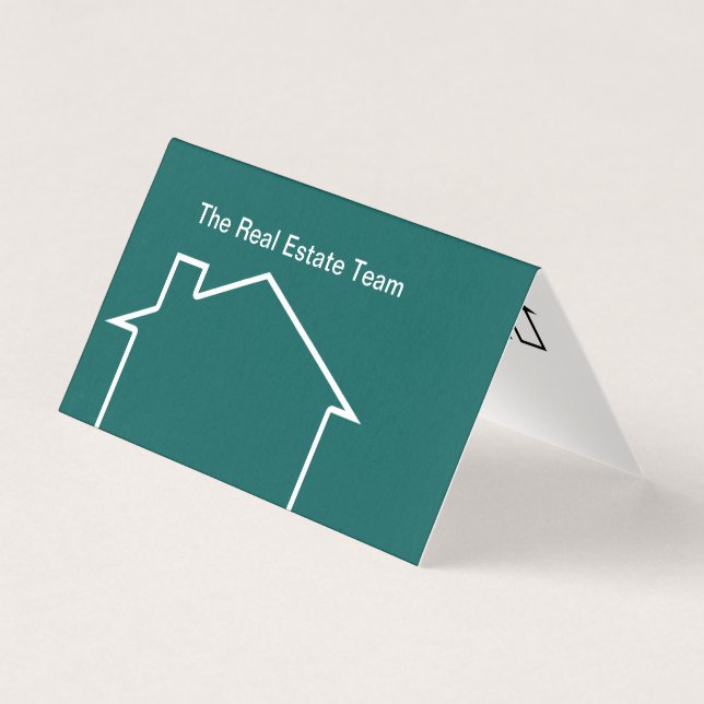 Cartes pliées modernes de tente d'entreprise (Devant)