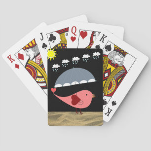 Cartes Pont carte de jeu pour oiseaux