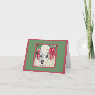 Cartes Poodle Note
