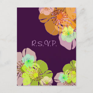 Cartes postales Aloha/ Luau RSVP, pour 5 invitatio