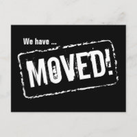 Cartes postales animées noir et blanc avec concept