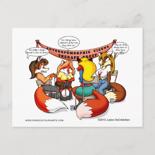 Cartes postales Anthropomorphique Vixen Therapy (Devant)
