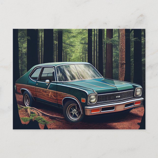 Cartes Postales auto forest (Devant)