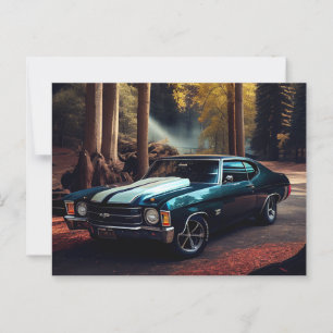 Cartes Postales auto forest