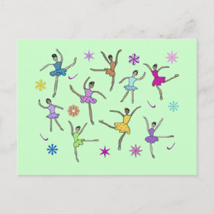 Cartes postales Ballerinas Dancing