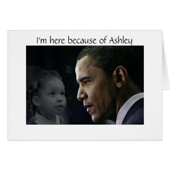 Cartes postales Barack Obama - Ashley (Devant horizontal)