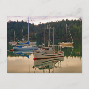 Cartes postales bateaux de pêche et voiliers