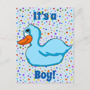 Cartes postales Blue Duck Baby Faire-part