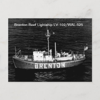 Cartes postales Brenton Reef Lightship LV-102/WAL-