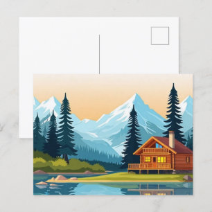 Cartes postales Cabines rustiques 🏕️ Retraites