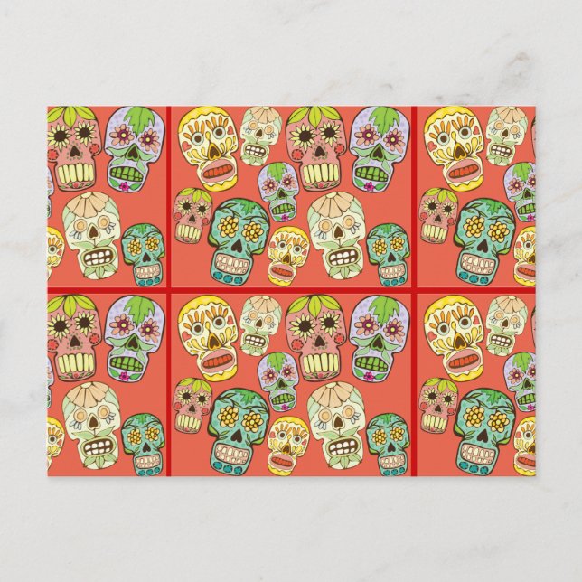 Cartes postales Calaveras (Devant)