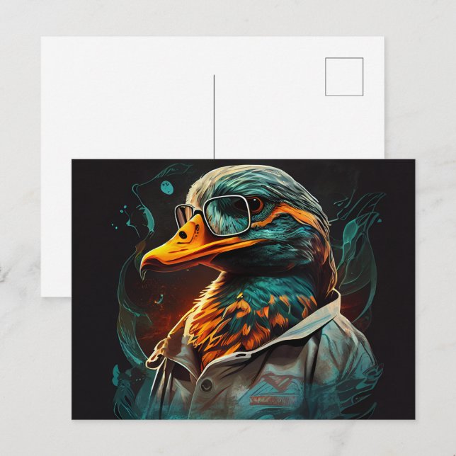 Cartes Postales Canards (Devant / Derrière)