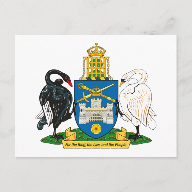 Cartes postales Canberra Coat d'armoiries (Devant)