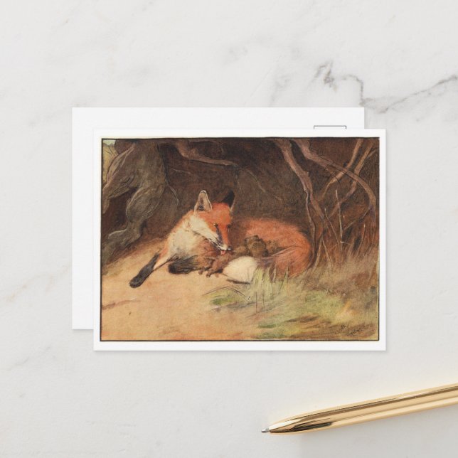 Cartes postales Cecil Aldin (Devant/Arrière en situation)