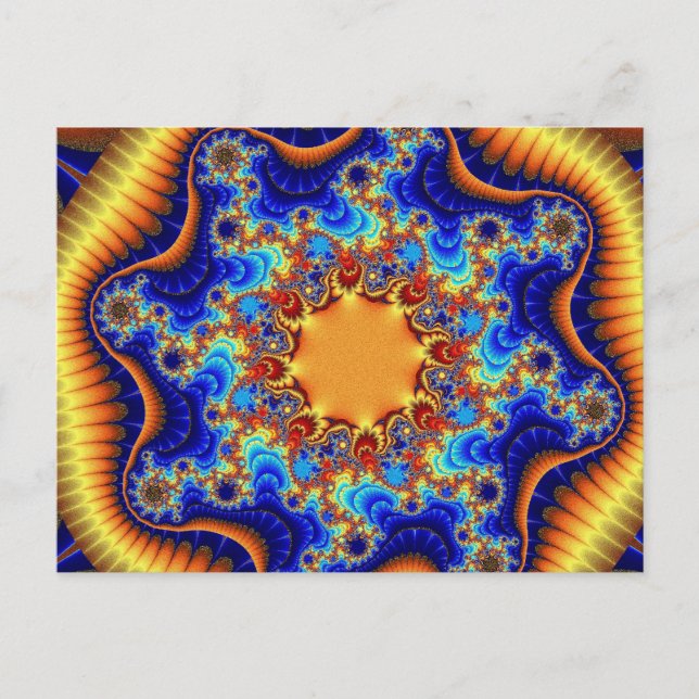Cartes postales Celestial Fractalscope (Devant)