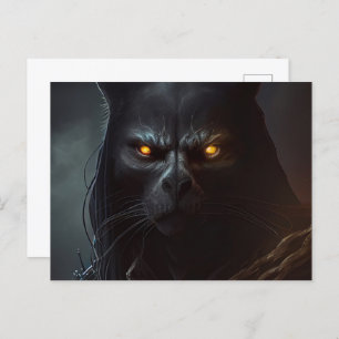 Cartes Postales Chat capuche